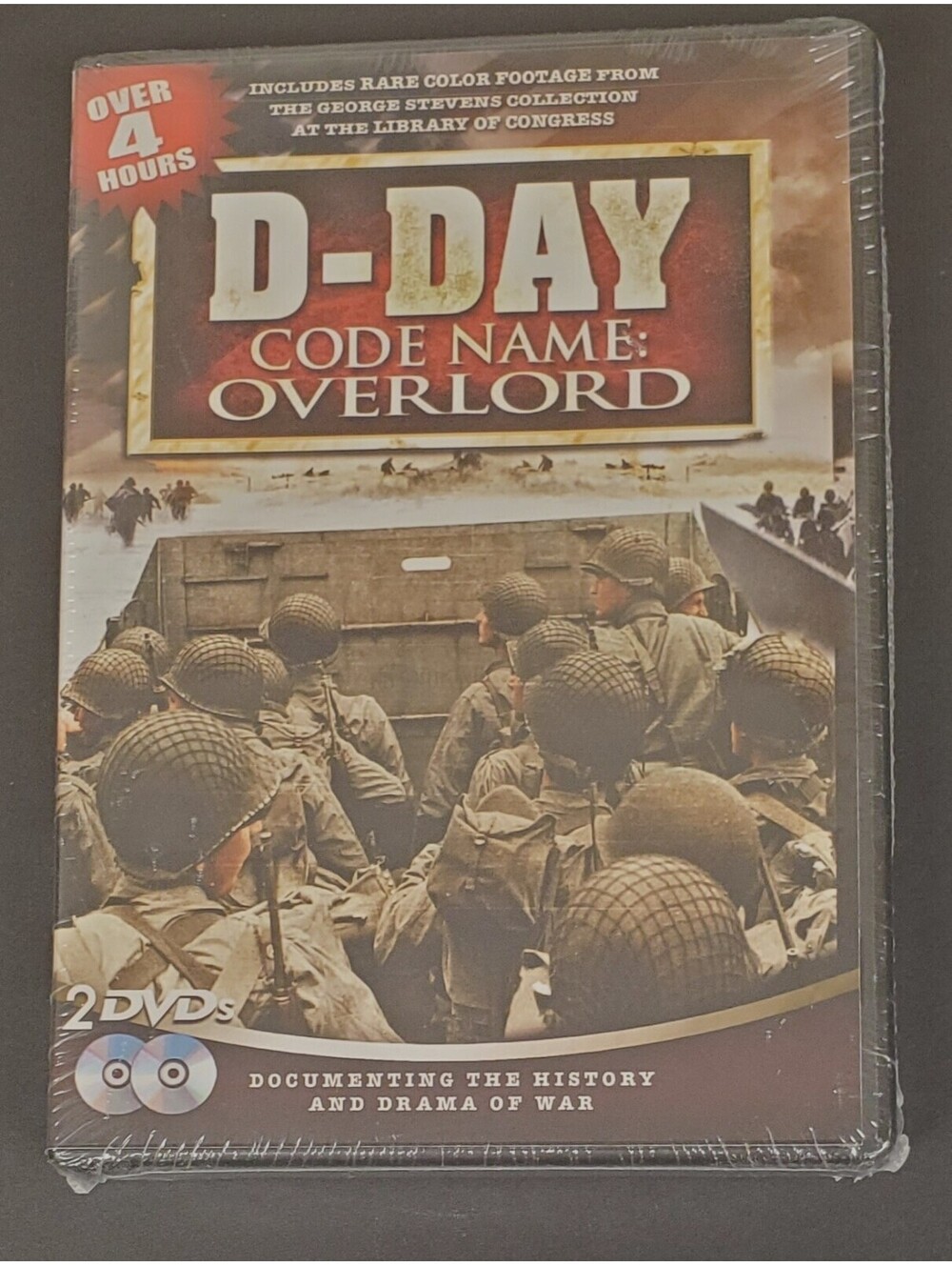 D-Day Code Name: Overlord 2 DVD Set Documenting History and Drama of War New